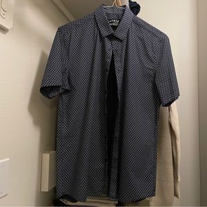 Topman Short Sleeve Button Down Shirt